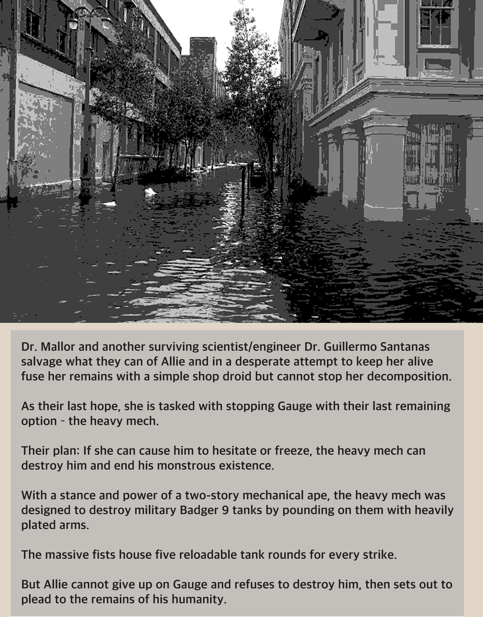 Image of flooded roadway Gauge
