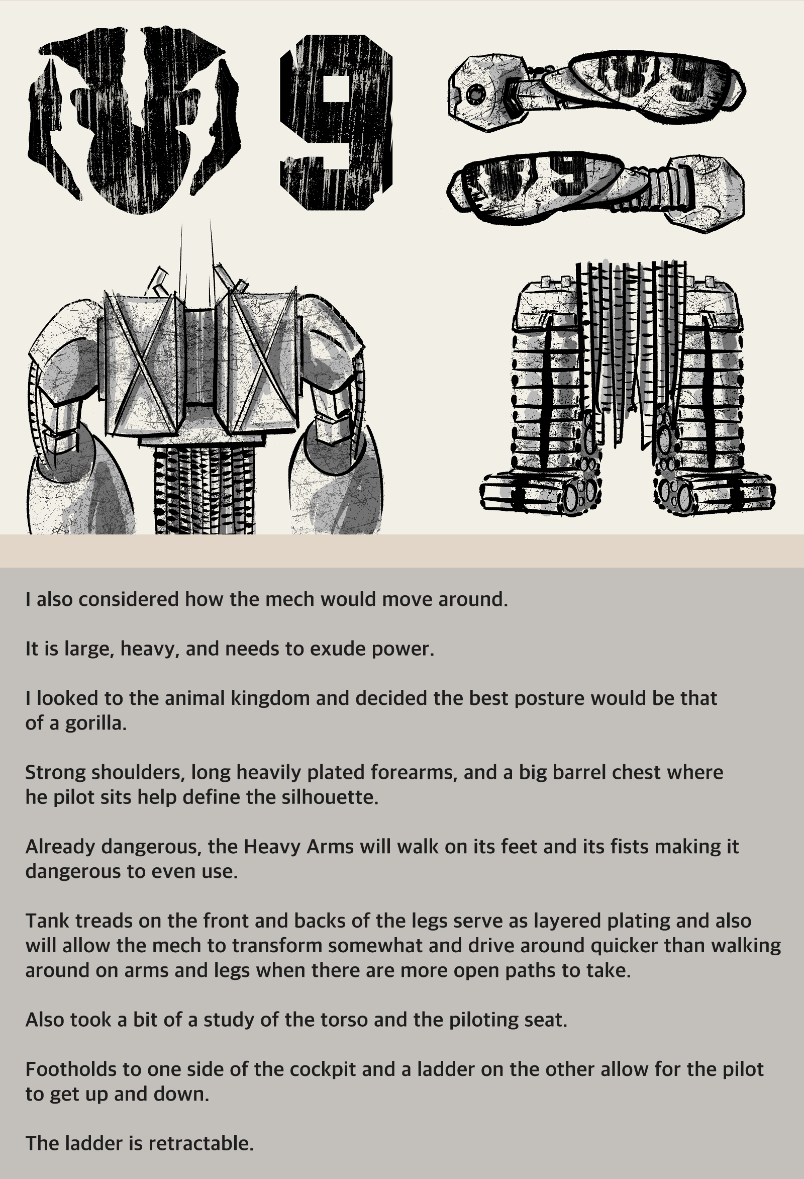 Image of heavy arms details Roland
