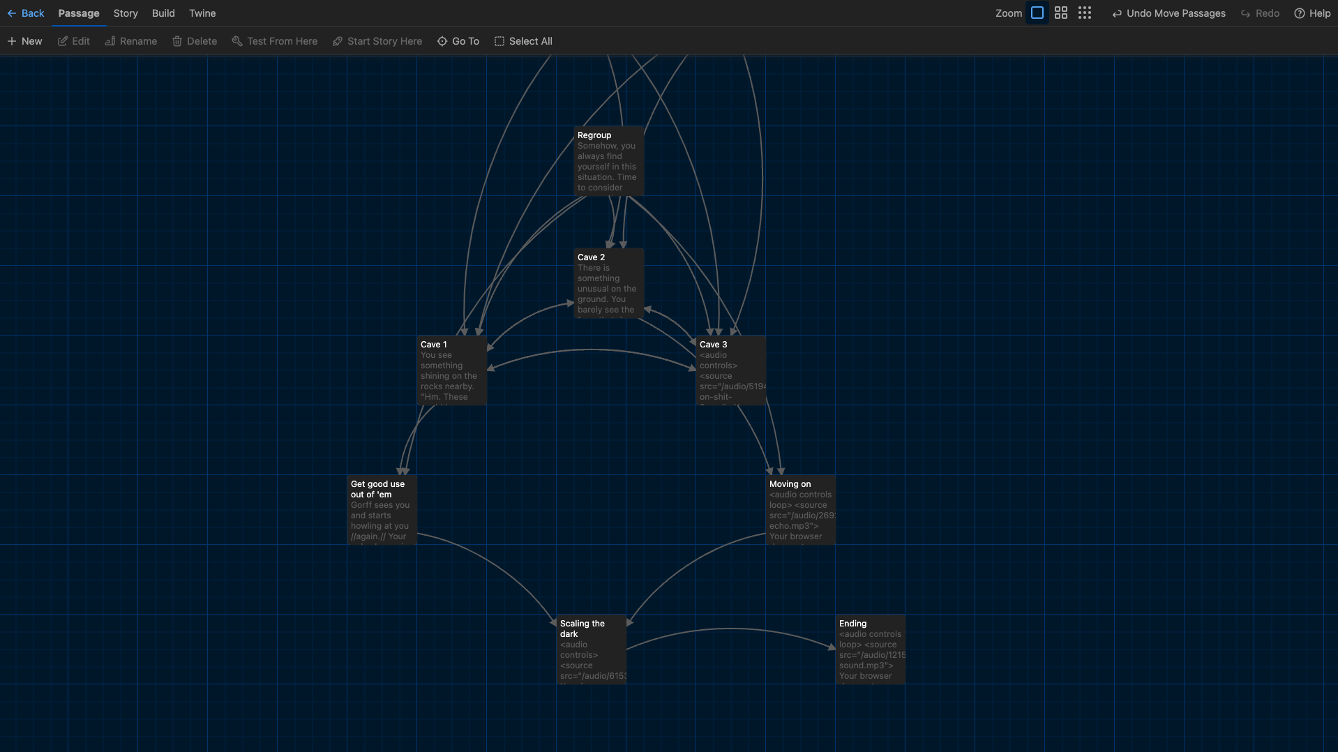 Upside World Twine map part 2